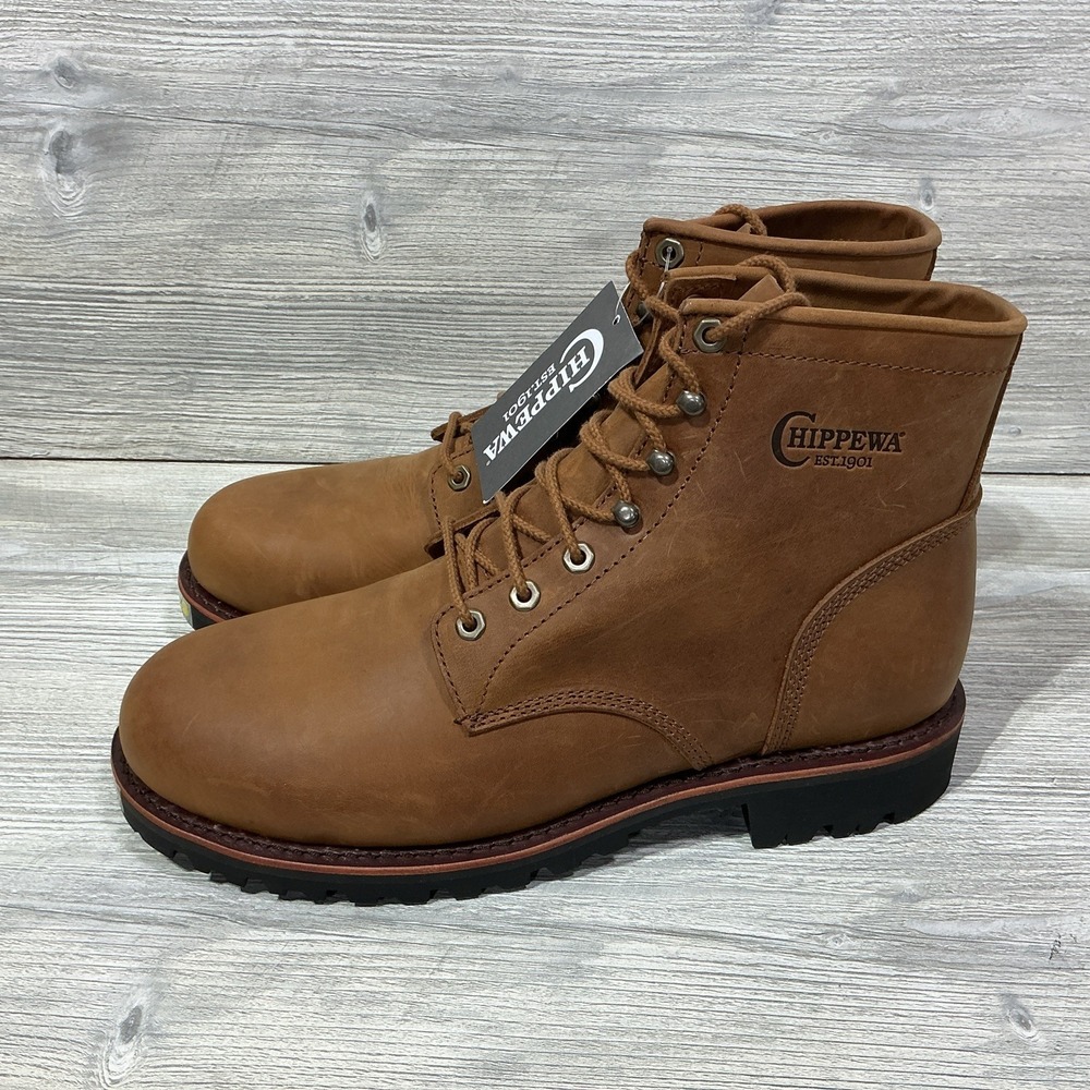 Chippewa Mens 13 EE Classic 2.0 Limited Bourbon Brown Steel Toe Boots MC2069 NEW